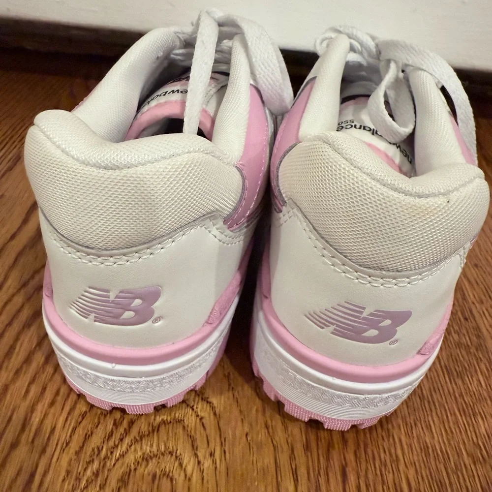 🎁New Balance Women’s 550 "Bubblegum" White Pink Barbie | BBW550BD Size 6.5 NWOB - Picture 5 of 10